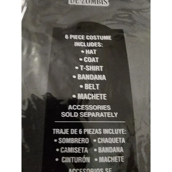 CostumesUSA Bloody Zombie Slayer Costume 4 pc Boys Size M 8-10 - Picture 2 of 8